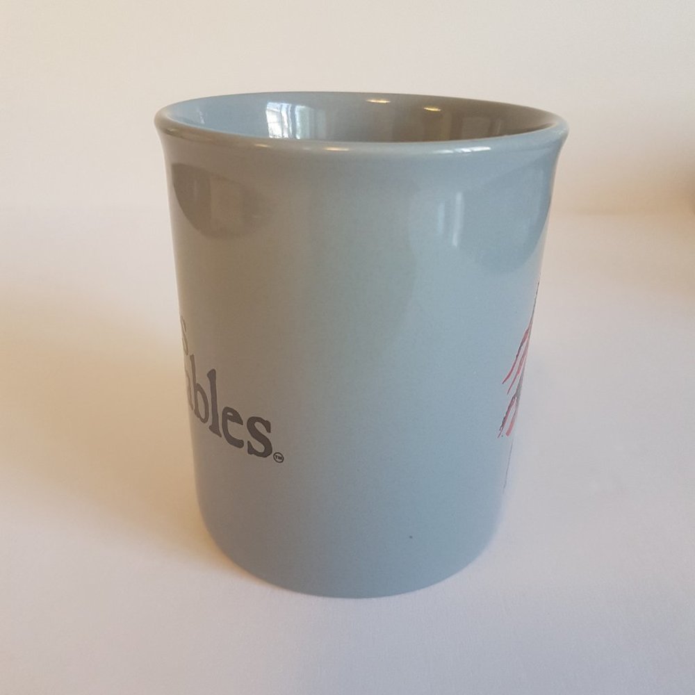 Vintage 1986 Les Miserables Mug Teacup Musical Les Mis Les Miz Souvenir Mug Grey - Picture 7 of 11
